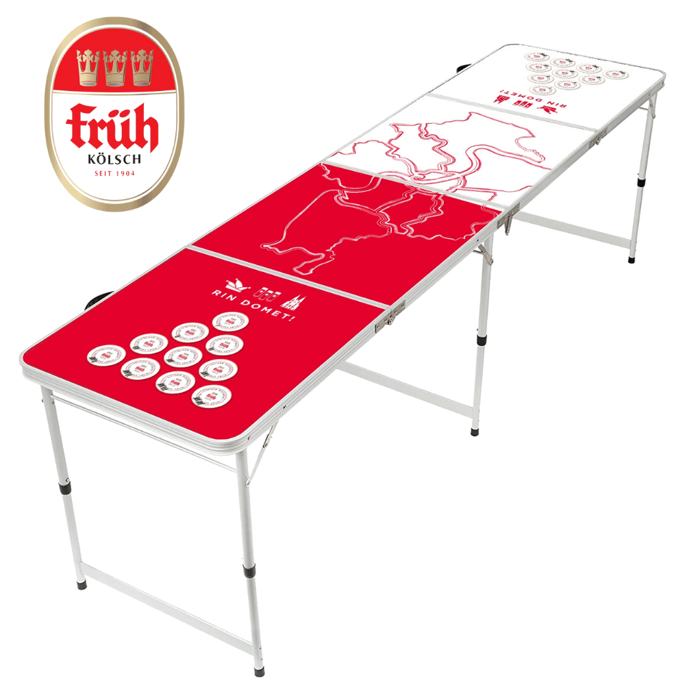 campingtisch köln Bierpong-Tisch "Köln Edition by Früh"