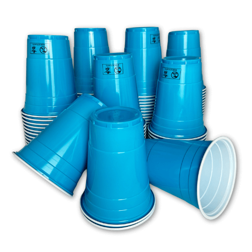 Baby Blue Cups - hellblaue Plastikbecher