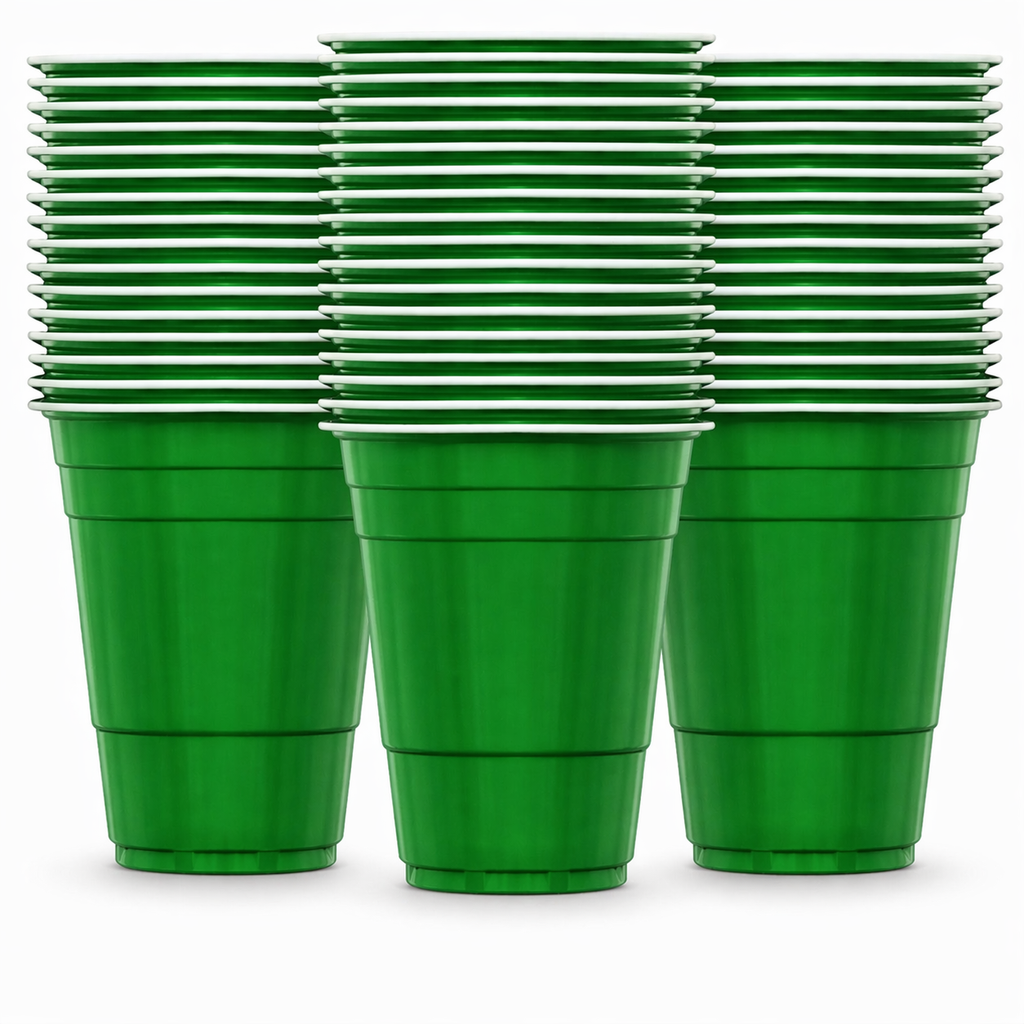 Beer Pong Becher Grün