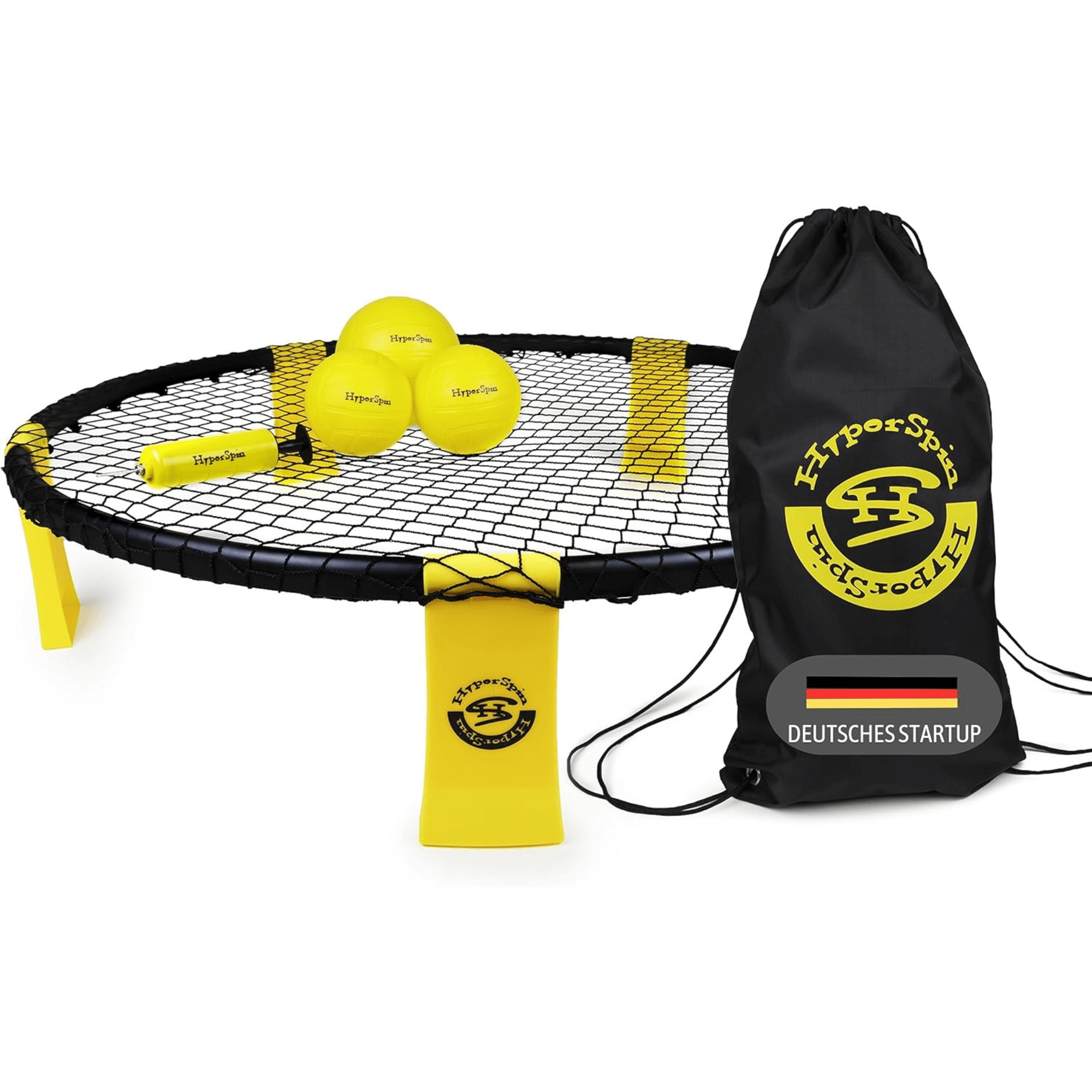 HyperBall Pro Set Roundnet Spiel mit 3 Bällen – Outdoor Strand & Park ...