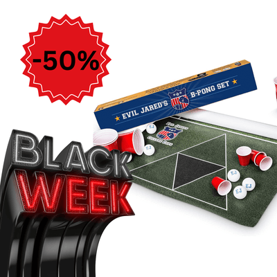 Evil Jared's Beer-Pong Matten Set