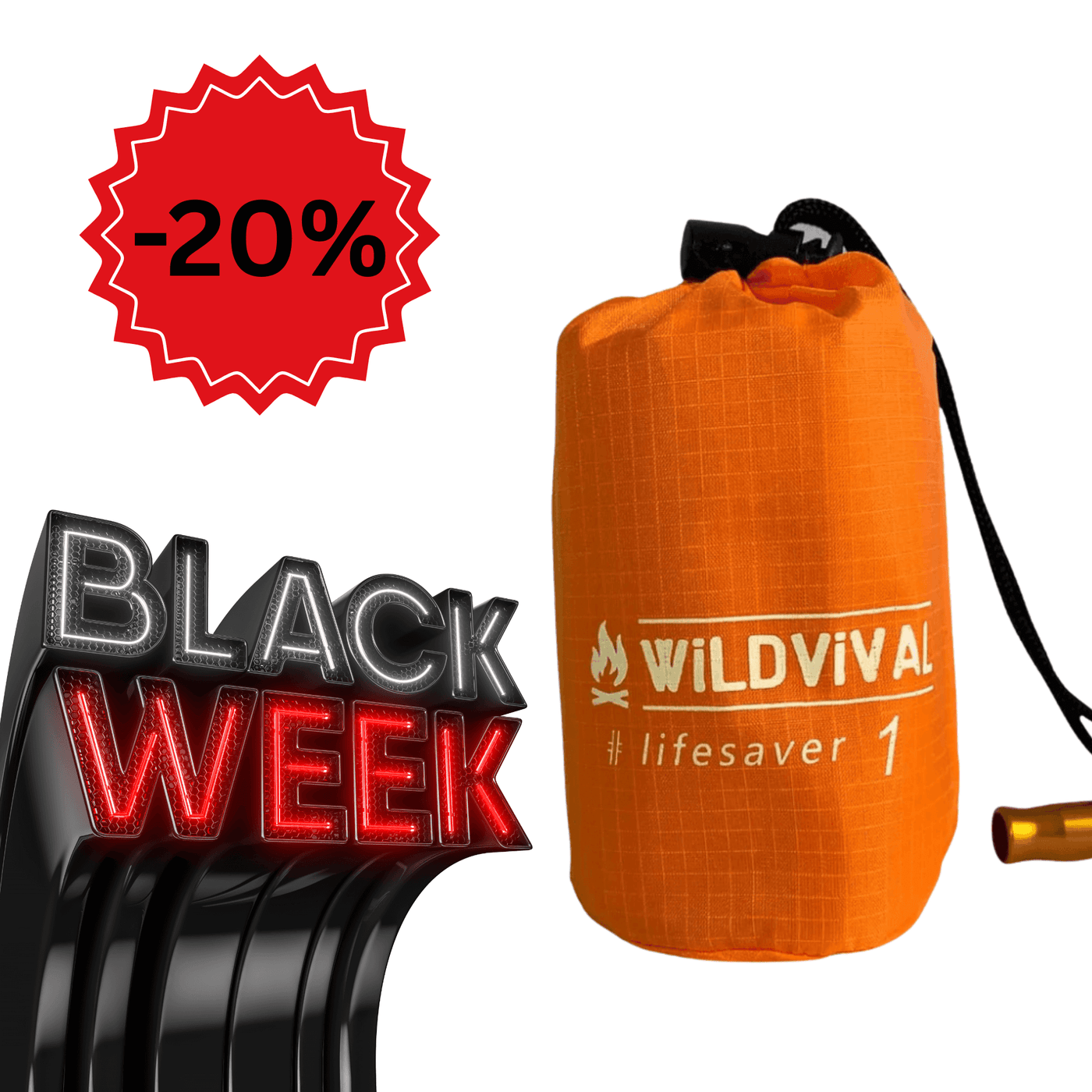 Rettungsdecke - Notfall Schlafsack "LifeSaver"