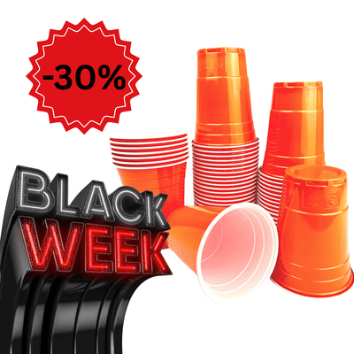 Orange Cups - orange Plastikbecher