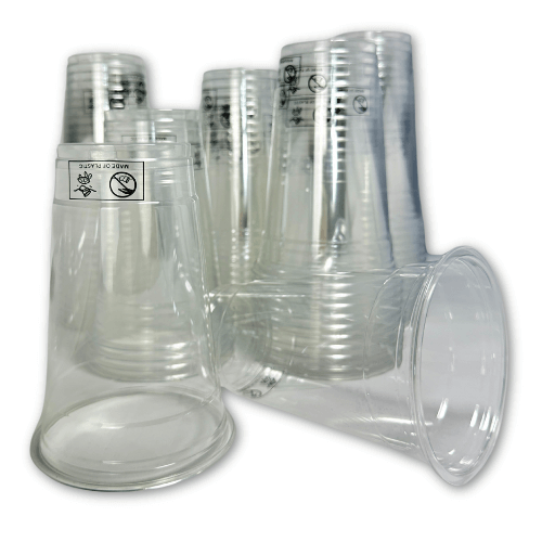 Clear Cups - transparente Plastikbecher