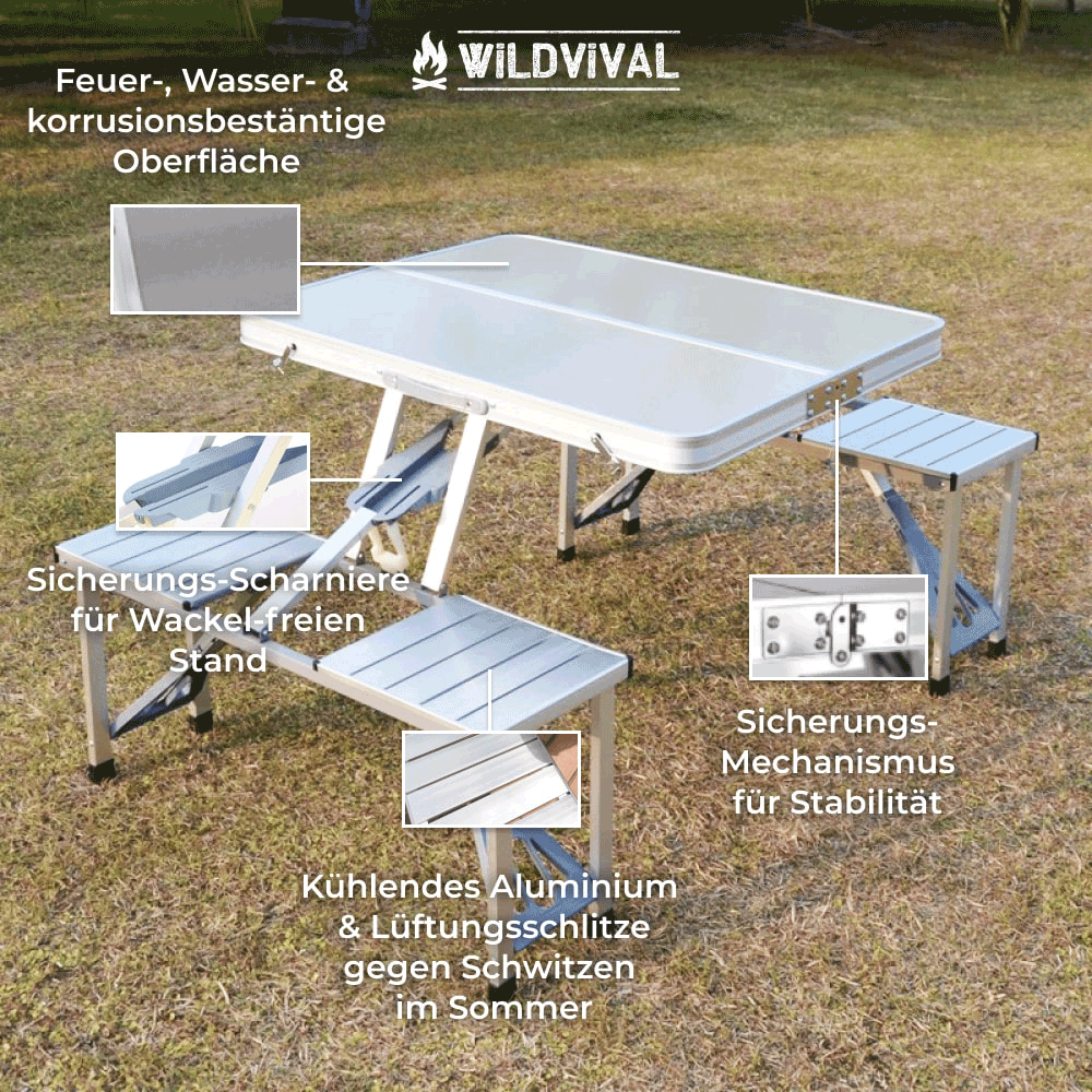campingtisch garnitur Outdoor Camping-Garnitur – MyBeerPong